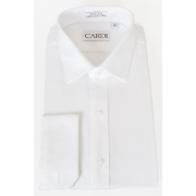 Jamison White Twill Spread Collar Dress Shirt Slim Fit